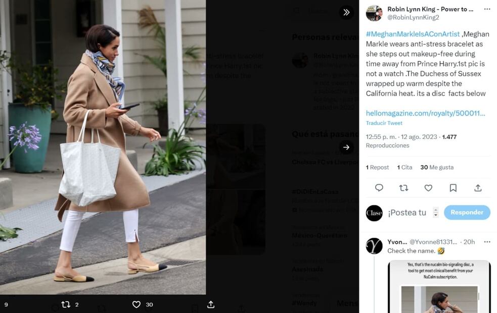 Meghan Markle en California / Twitter
