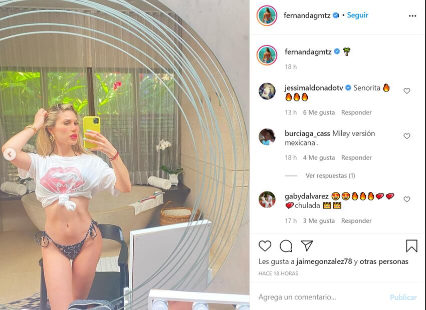 Fernanda Gómez, novia de 'Canelo' Álvarez, presume bikini de impacto 