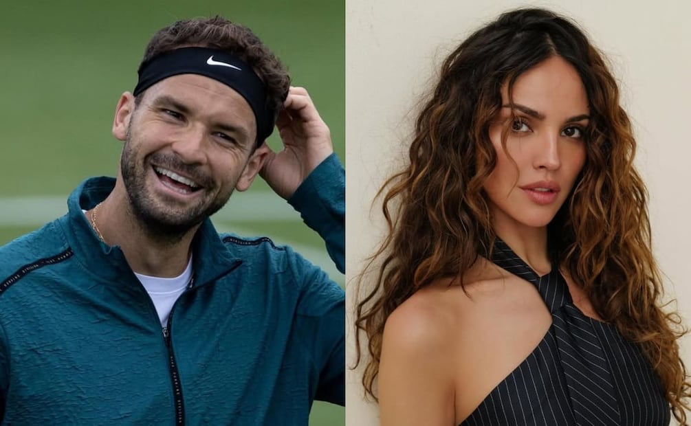 La actriz Eiza González y el tenista Grigor Dimitrov / Foto: Getty Images
