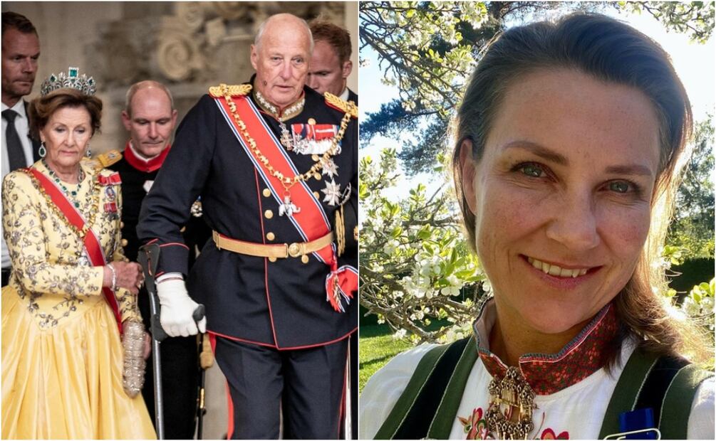El rey Harald V de Noruega podría reducir su monarquía y quitarle el título de princesa a Marta Luisa