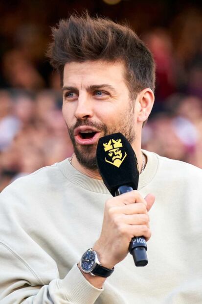 Gerard Piqué, sin Clara Chía, celebra con sus hijos el final de la Kings League