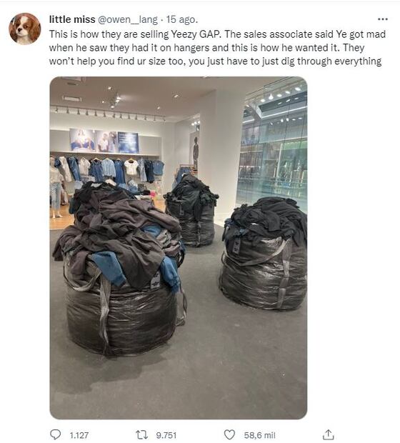 Kanye West es fuertemente criticado por vender su ropa Yeezy Gap en bolsas de basura