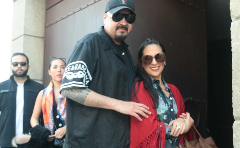 Pepe Aguilar y Aneliz Álvarez / Foto: Ricardo Hernández