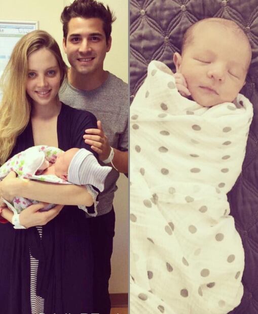 Julio, de Reik, y Erika Batiz debutan como papás