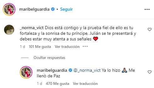 Maribel Guardia revela que Julián Figueroa se le apareció mientras rezaba
