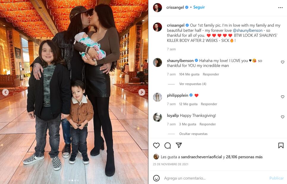 Criss Angel anuncia que el cáncer de su pequeño hijo está en remisión