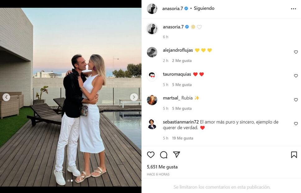 Ana Soria y el torero Enrique Ponce regresan a Instagram enamoradísimos