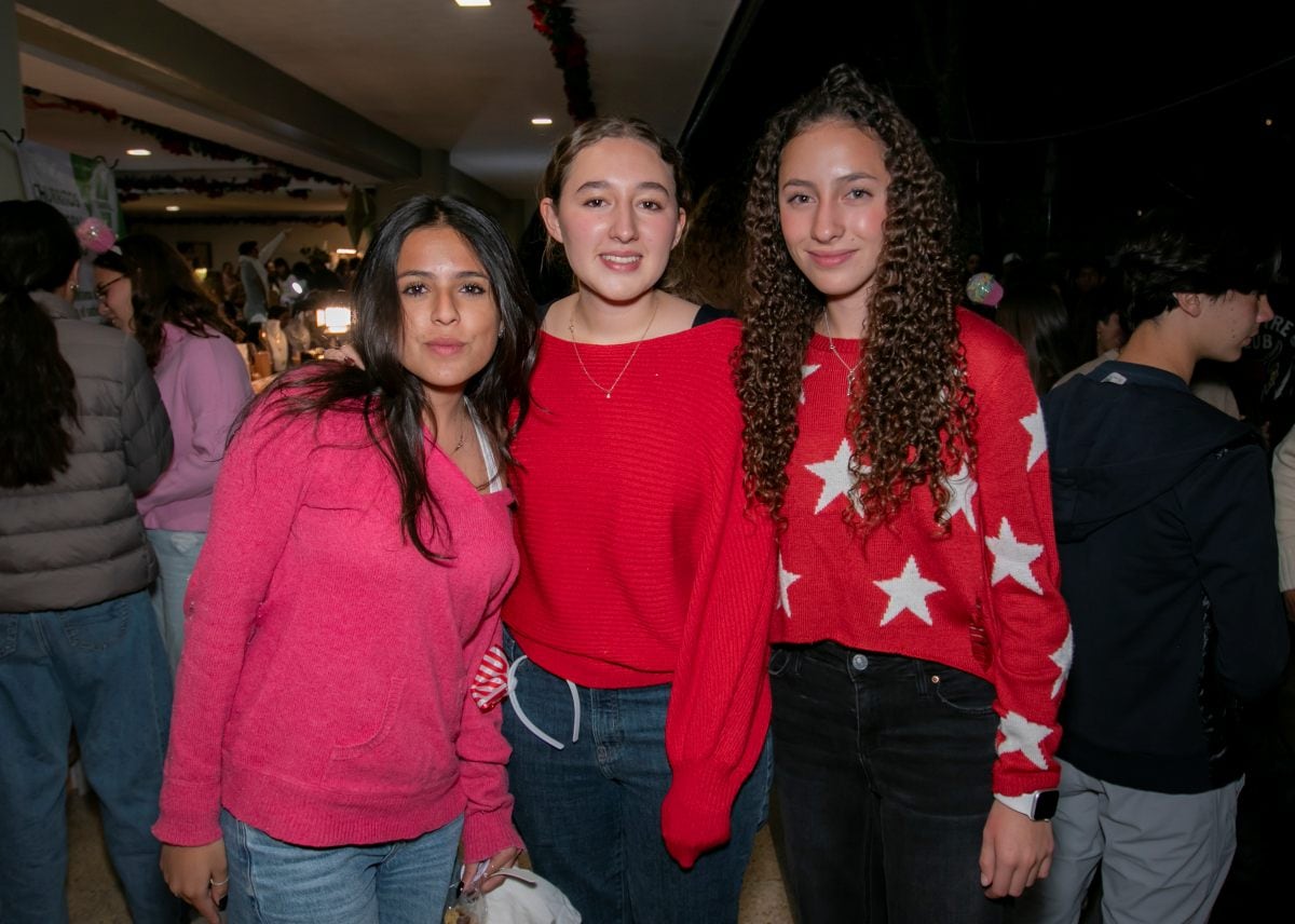 Fernanda Fayad, Miranda Calderón y Valeria Trueba. (Foto: Arturo Quintero)