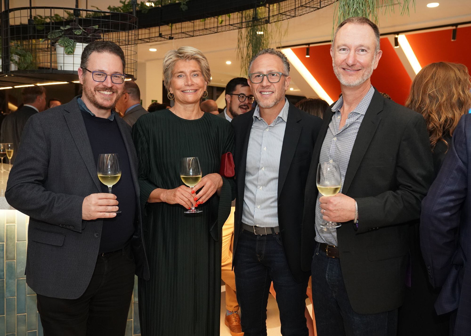 Ben Nelson, Rosan Bosch, Jorge López Campos y Ayo Seligman. (Foto: Héptor Arjona para VIP)