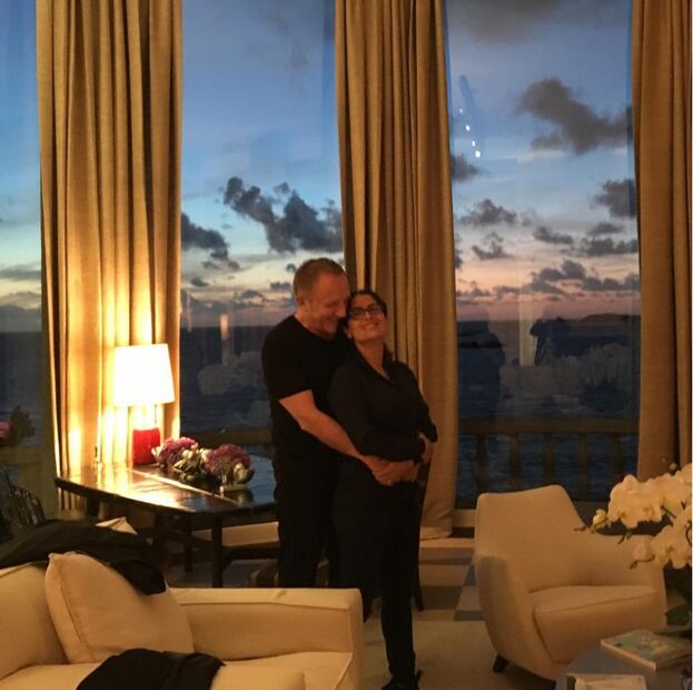 Las fotos más románticas de Salma Hayek y  François-Henri Pinault