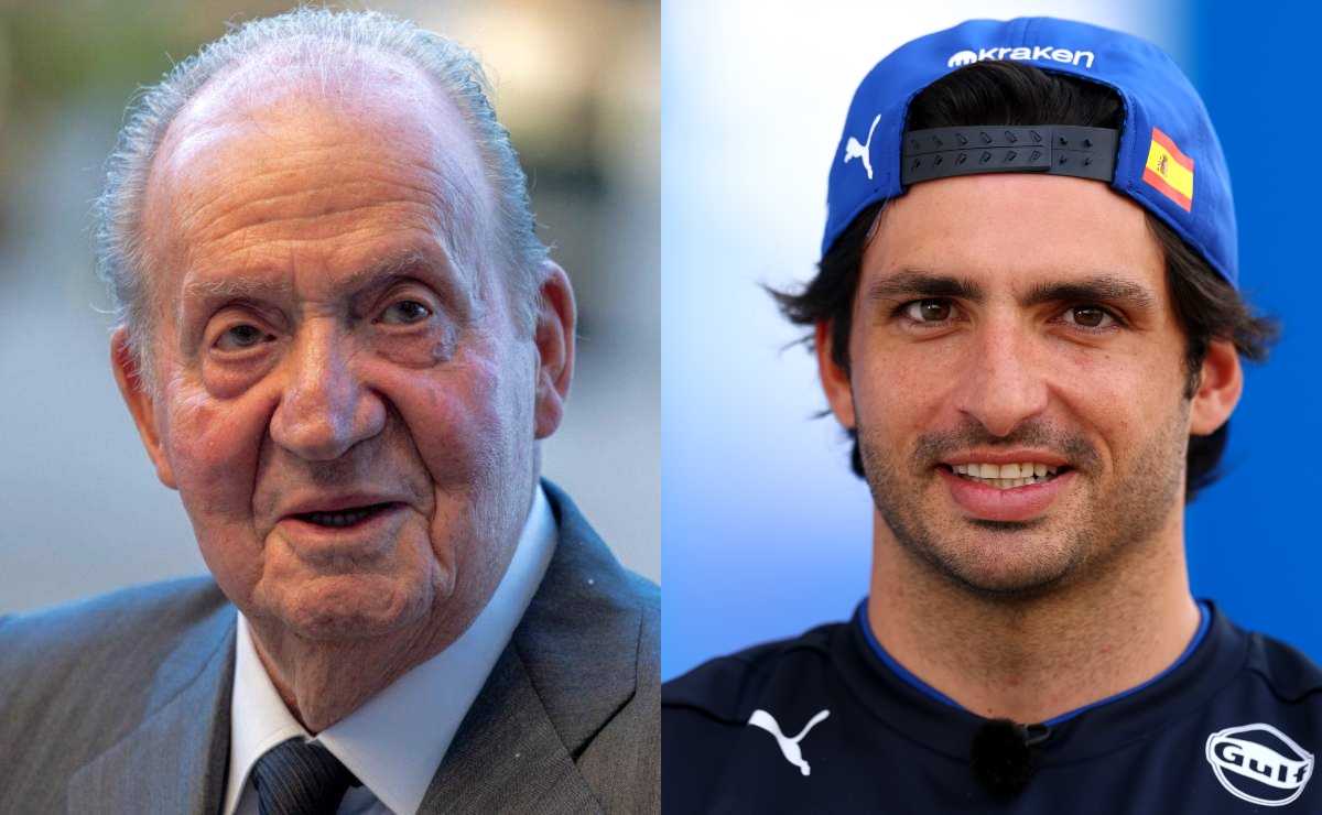 Juan Carlos I de España reaparece junto a Carlos Sainz Jr. en la F1