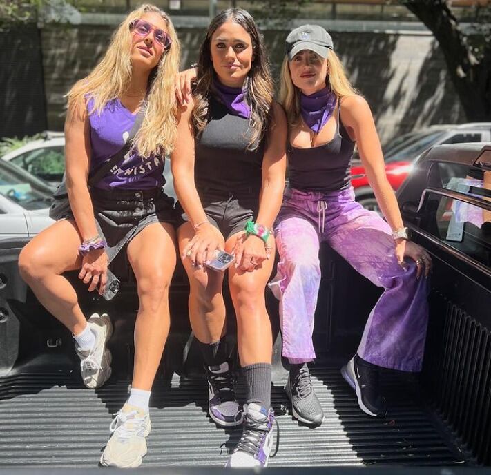 Nunzia Rojo de la Vega, Alessandra Rojo de la Vega y Carlotta Chacón