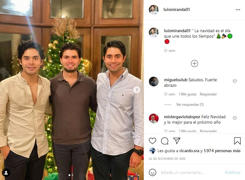 Quién es Luis Miranda Barrera, hijo de Luis Miranda Nava