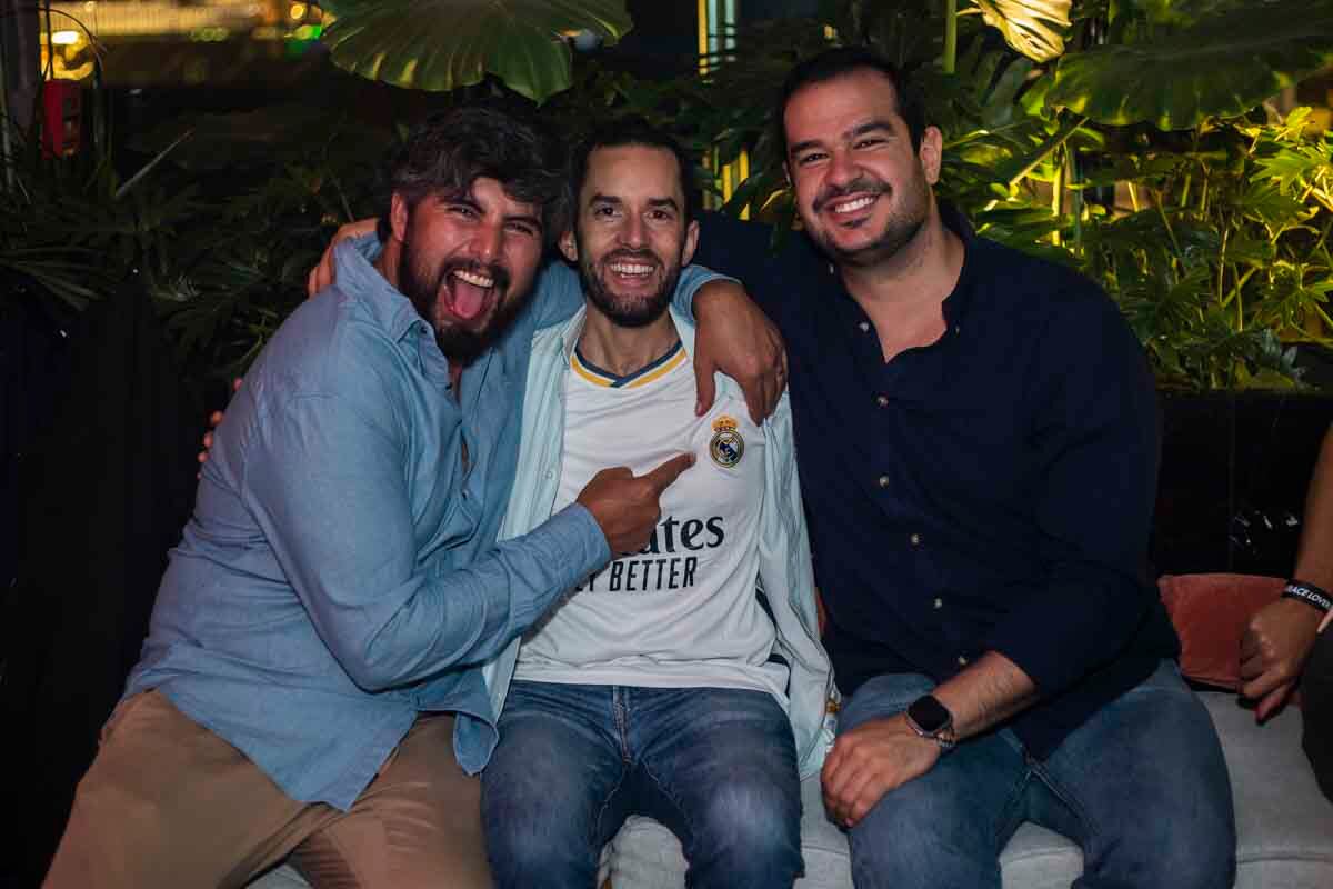 José García, Richard Madrid y Joselo Arguroles. (Foto: Esteban Torreblanca)