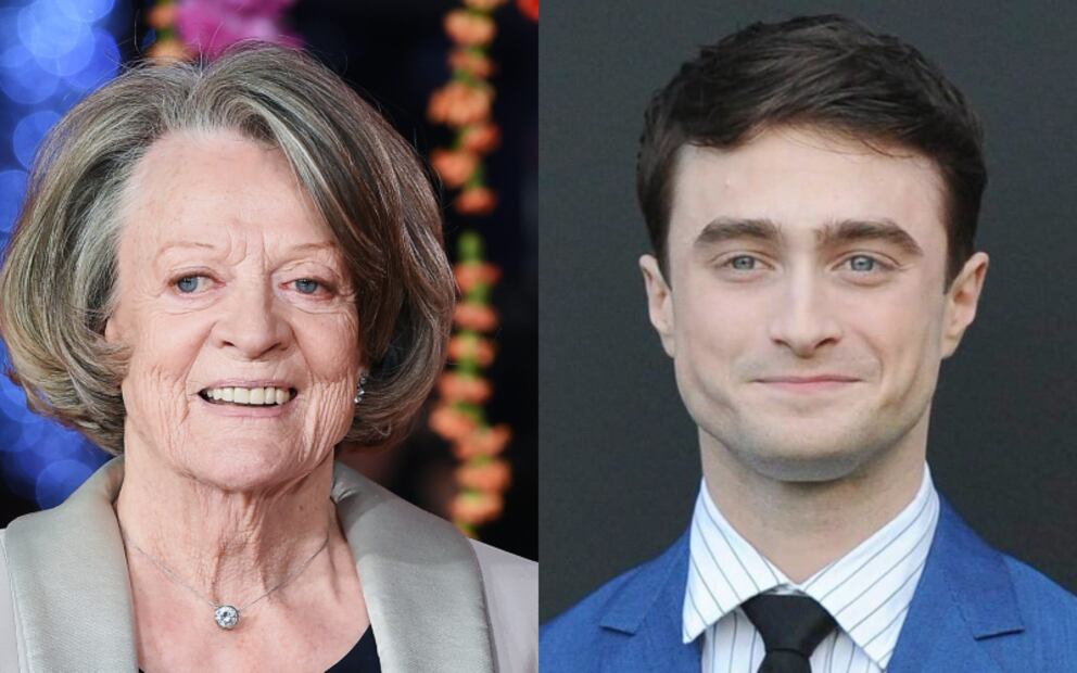 Daniel Radcliffe y Maggie Smith/EFE.