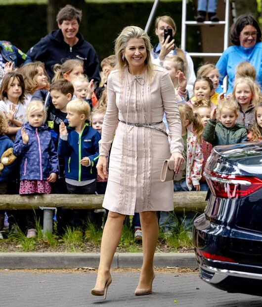 Máxima de Holanda en su visita a Austerlitz / AFP