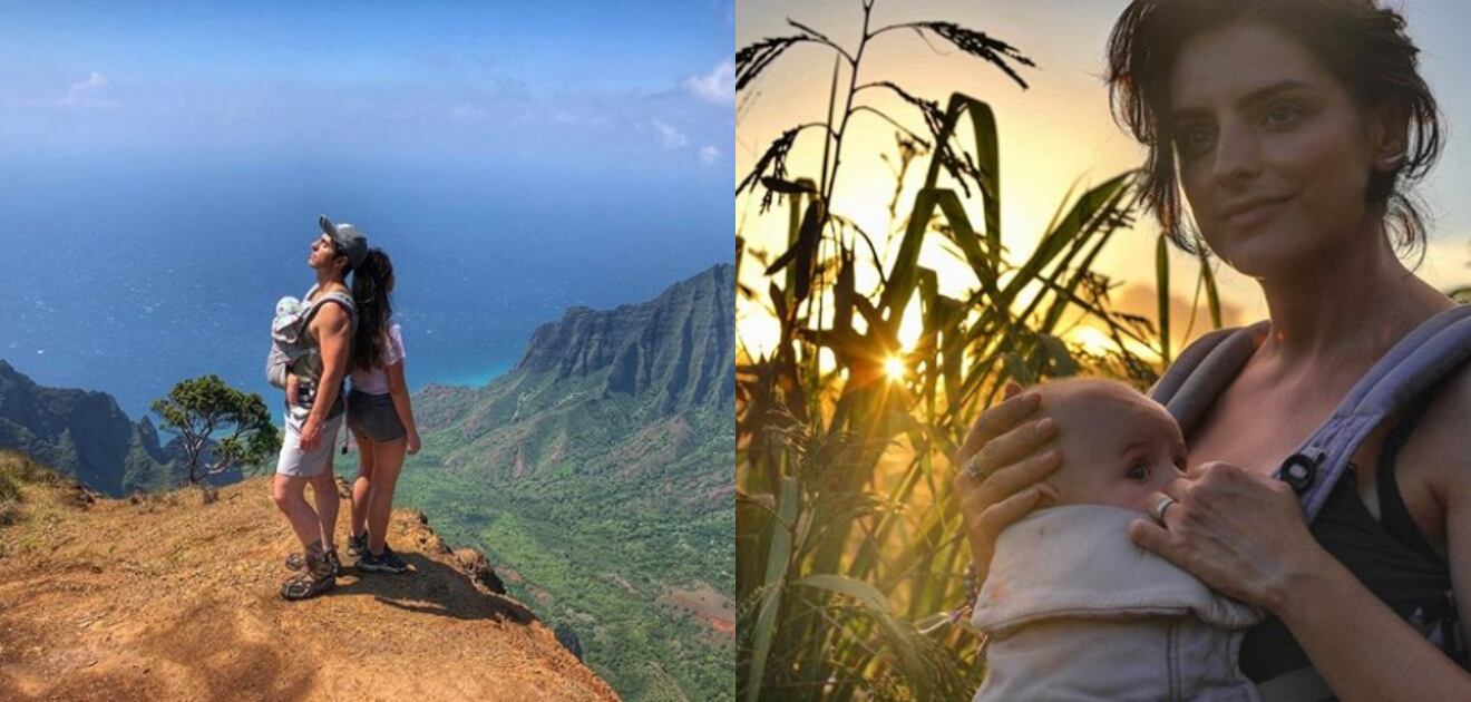 Aislinn Derbez y Mauricio Ochmann llevan a Kai y a Lorenza de vacaciones a Hawái 