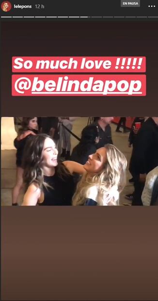Belinda se emociona por conocer a Lele Pons
