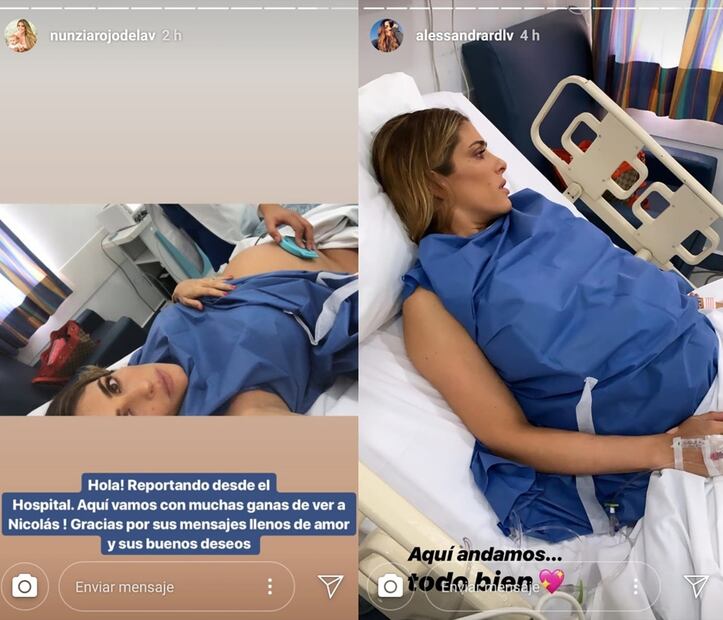 Nunzia Rojo de la Vega y Andrew Falasco a punto de conocer a Nicolás, su segundo bebé 