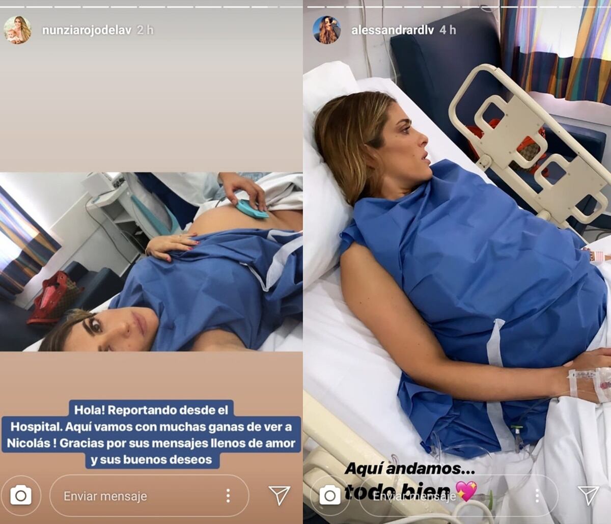 Nunzia Rojo de la Vega y Andrew Falasco a punto de conocer a Nicolás, su segundo bebé 