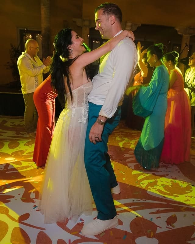 La boda de Martha Higareda y  Lewis Howes / Foto: Instagram