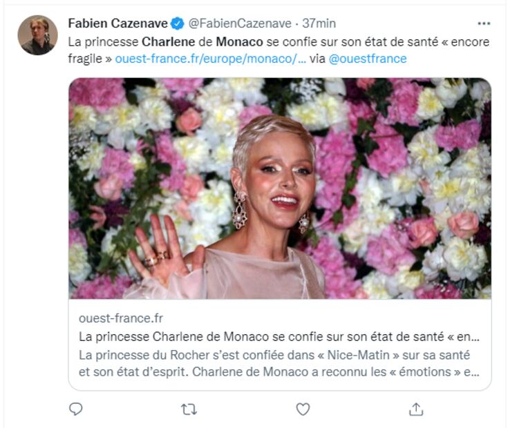 Charlene de Mónaco asiste con su hija a la Semana de la Moda de Montecarlo