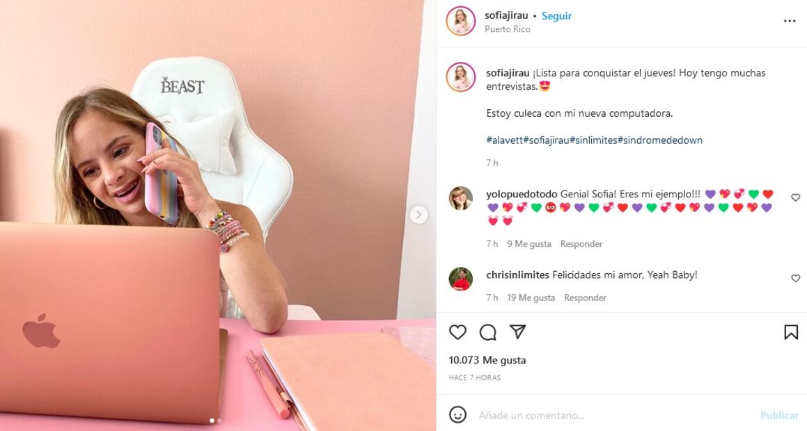 5 cosas que debes saber de Sofia Jirau, la modelo con Síndrome de Down de Victoria’s Secret
