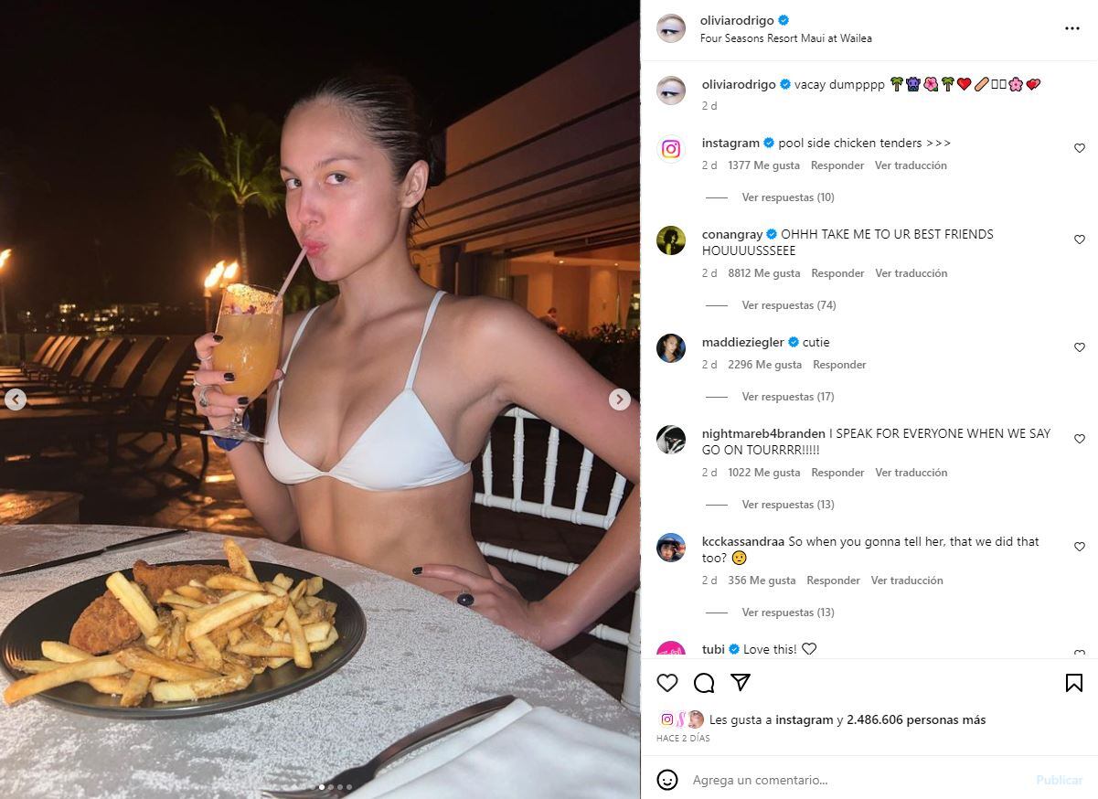 Olivia Isabel Rodrigo es una cantante y actriz estadounidense / Instagram