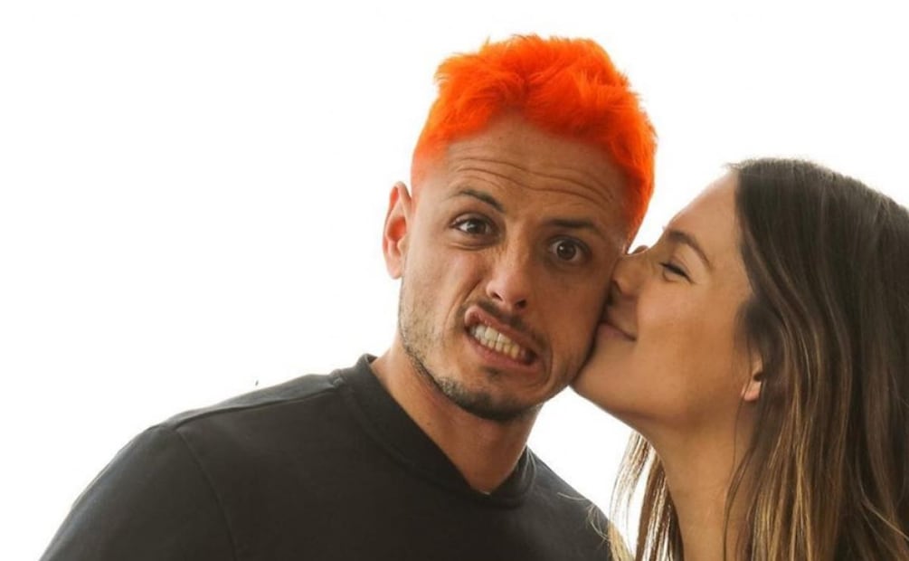 Javier "Chicharito" Hernández y Sarah Kohan / Foto: Instagram