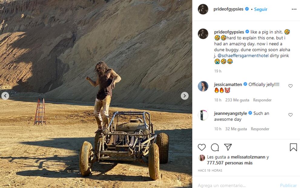 Mira a Jason Momoa sin camisa, con lodo y un poco de agua