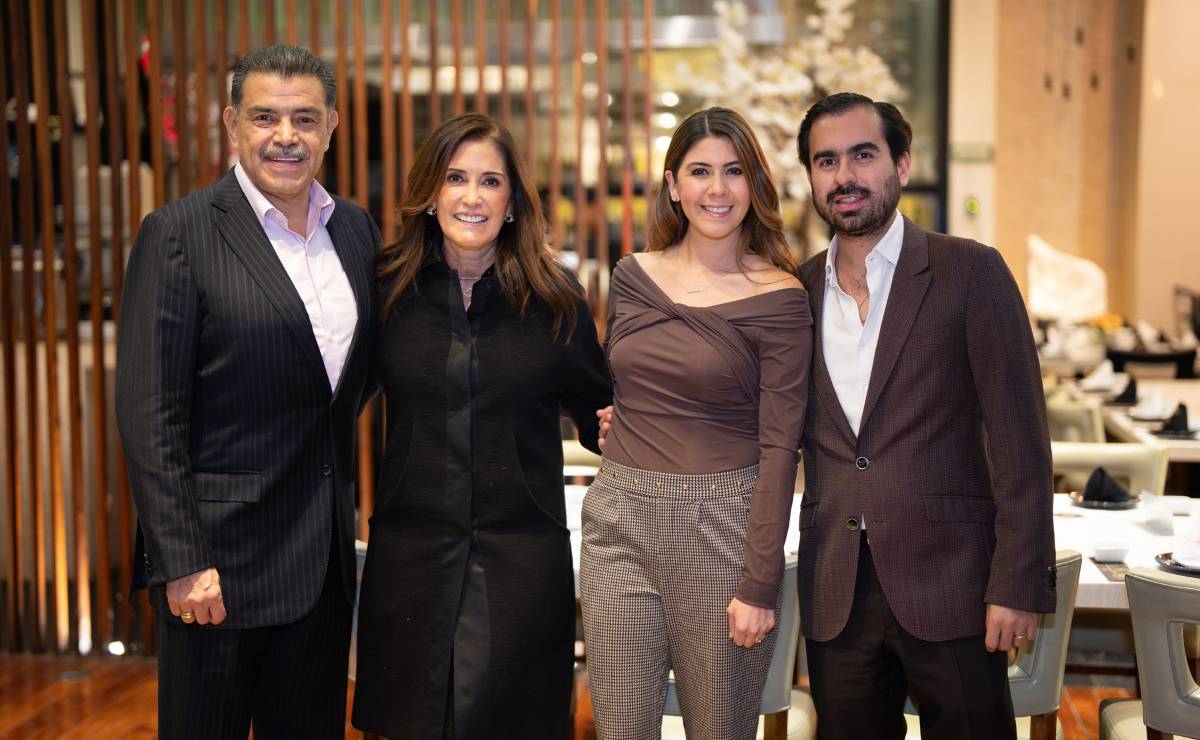 Francisco Olvera, Lupita Rivero, Paulina Reza de Ealy y Juan Luis Ealy (Foto: Leonardo Gómez)