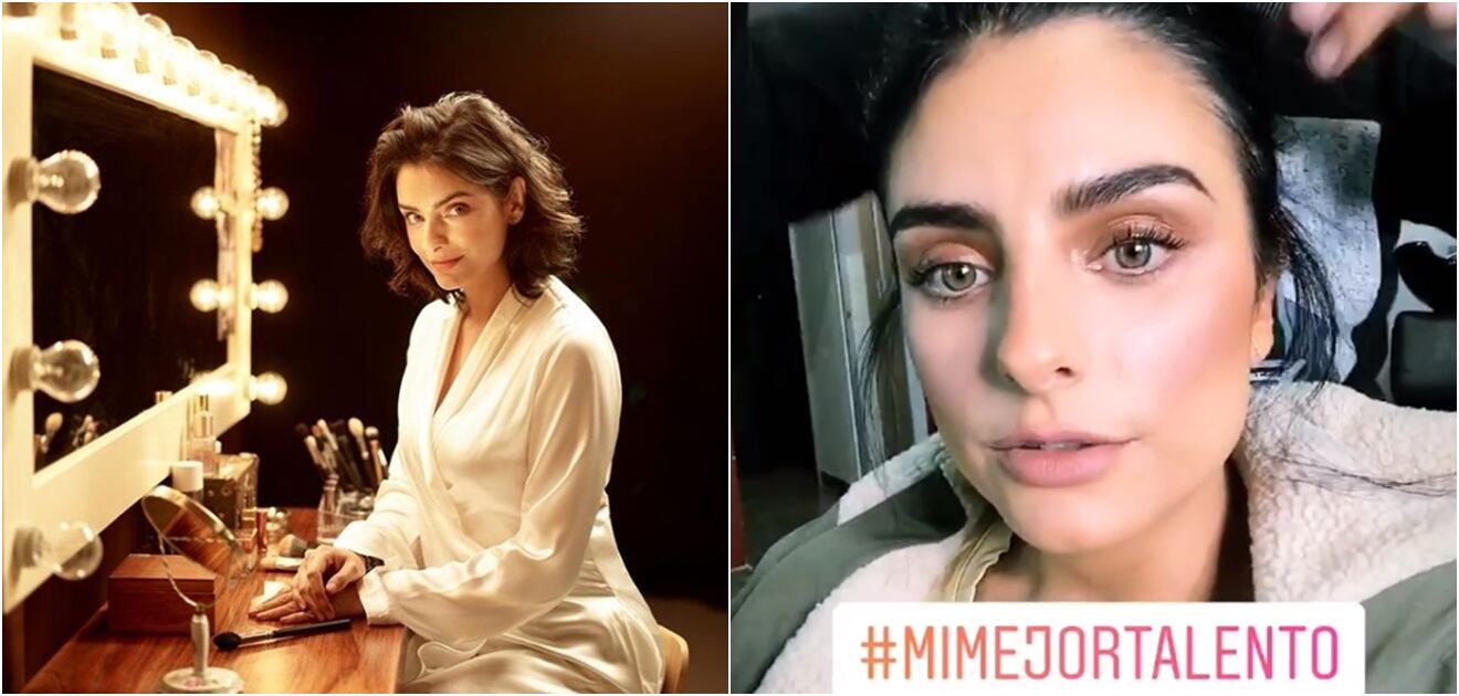 Aislinn Derbez, cansada y de mal humor, hace un divertido video