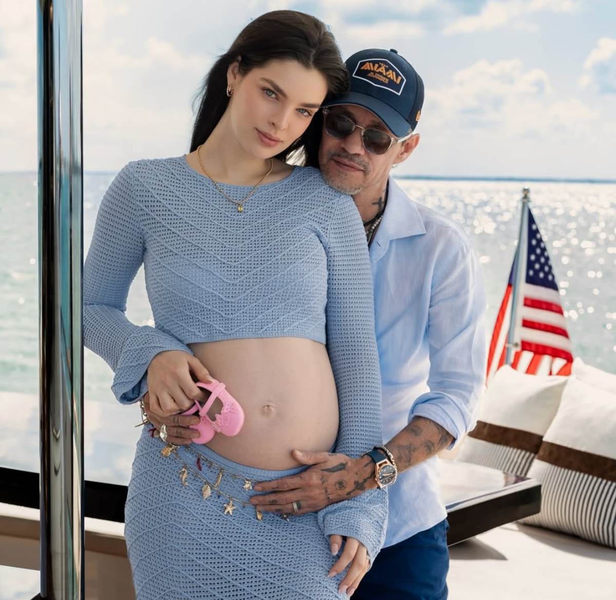 Nadia Ferreira y Marc Anthony anunciaron que esperan una niña / Foto: Instagram