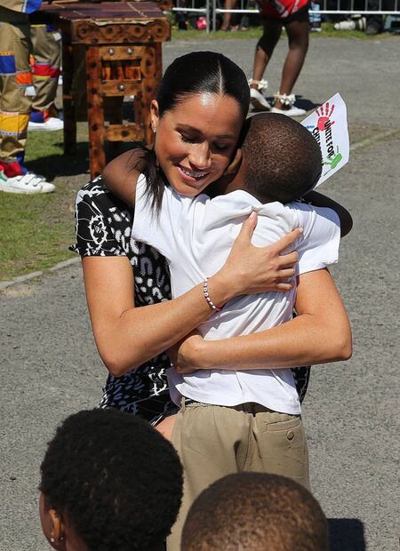 Los mejores momentos de Meghan Markle y el príncipe Harry en su visita a África