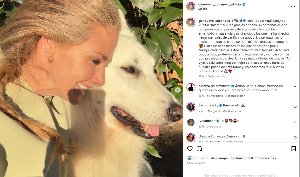 Genoveva Casanova/Instagram.