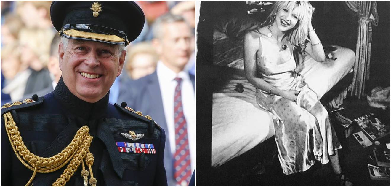 Aseguran que el príncipe Andrés quiso una aventura con Courtney Love, viuda de Kurt Cobain