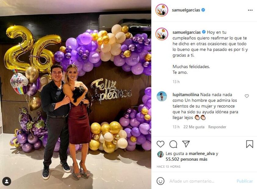 Samuel García felicita a Mariana Rodríguez por su cumpleaños: “Yo sé que no solo te debo 28 millones”