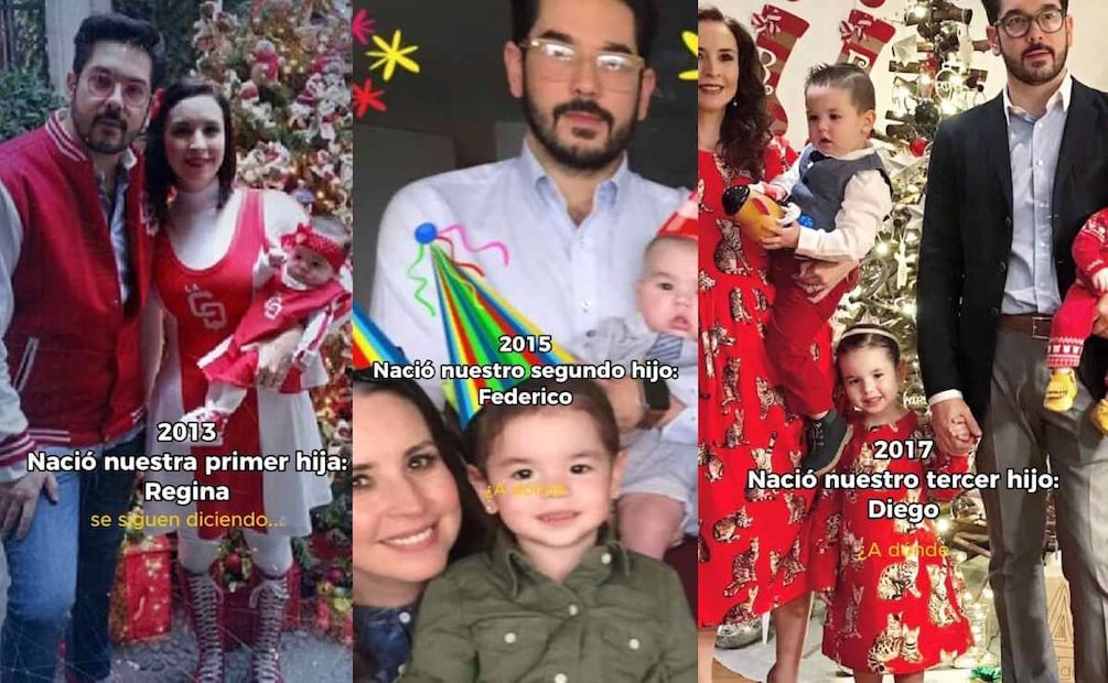 Andrea Torre, Pedro Ortíz de Pinedo y sus hijos / Fotos: Instagram