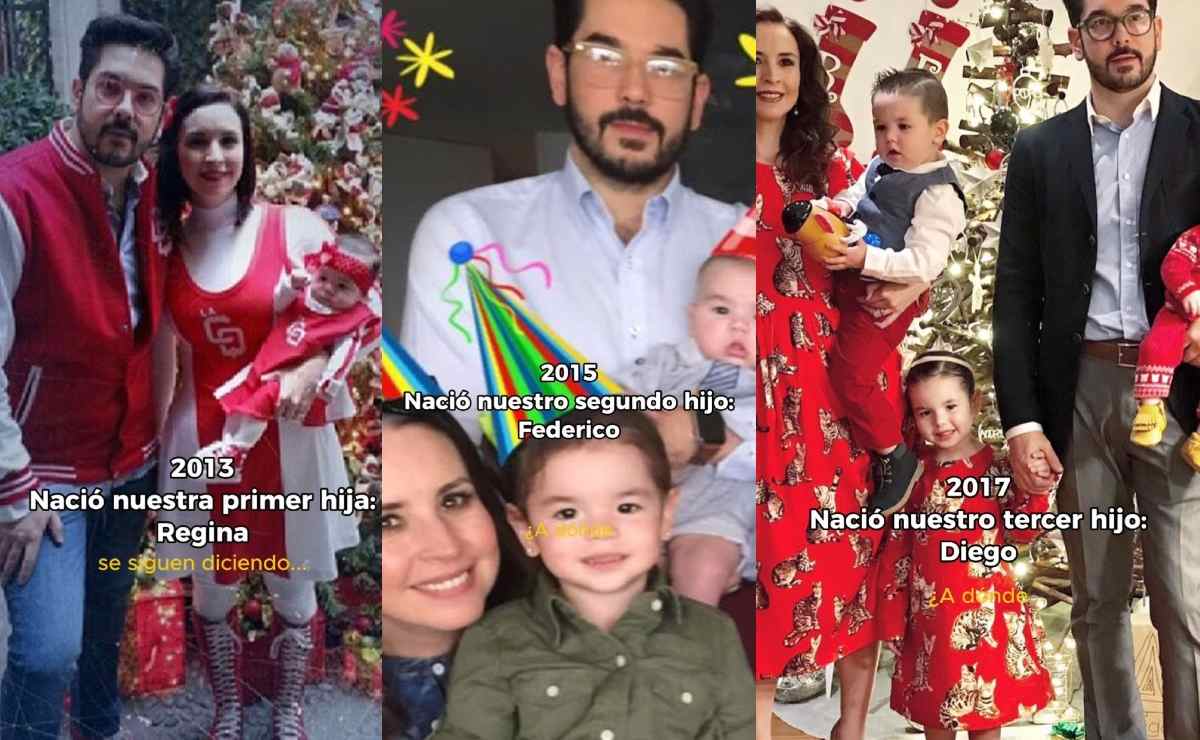 Andrea Torre, Pedro Ortíz de Pinedo y sus hijos / Fotos: Instagram