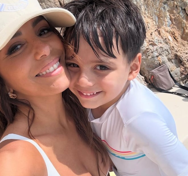 Eva Longoria y su hijo Santiago / Foto: Instagram