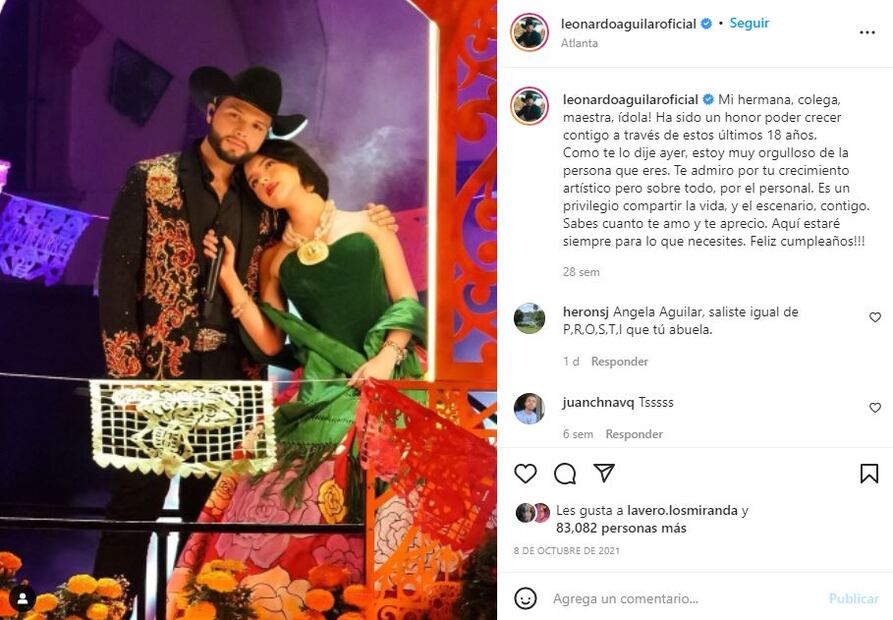 Leonardo Aguilar habló del escándalo de Ángela Aguilar con Gussy Lau