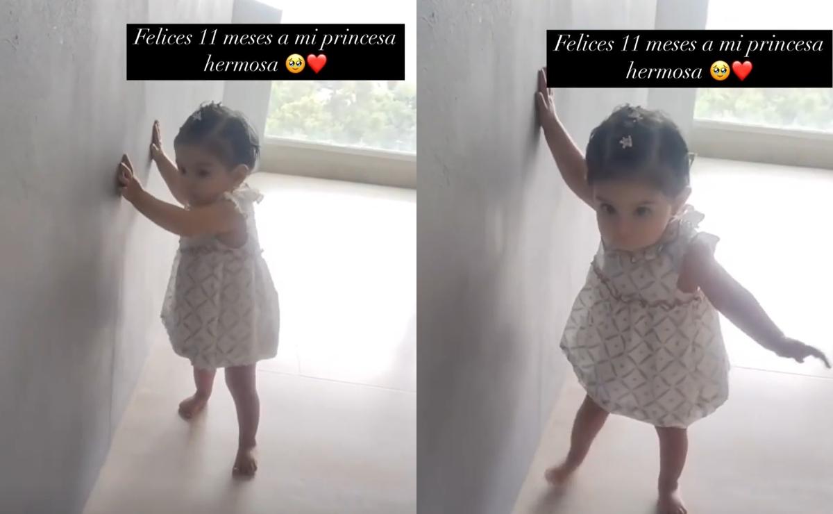 Los primeros pasos de Tessa / Foto: Captira Instagram