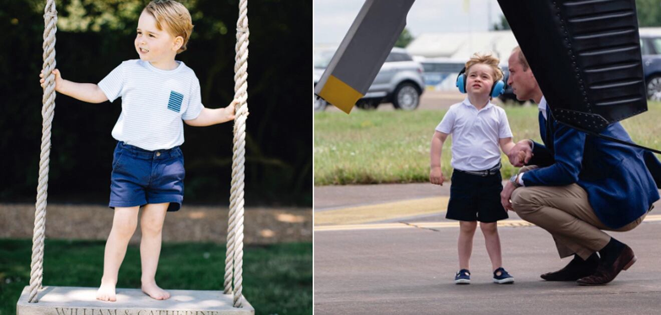 La foto oficial con la que el príncipe George le da la bienvenida a los 4 años 