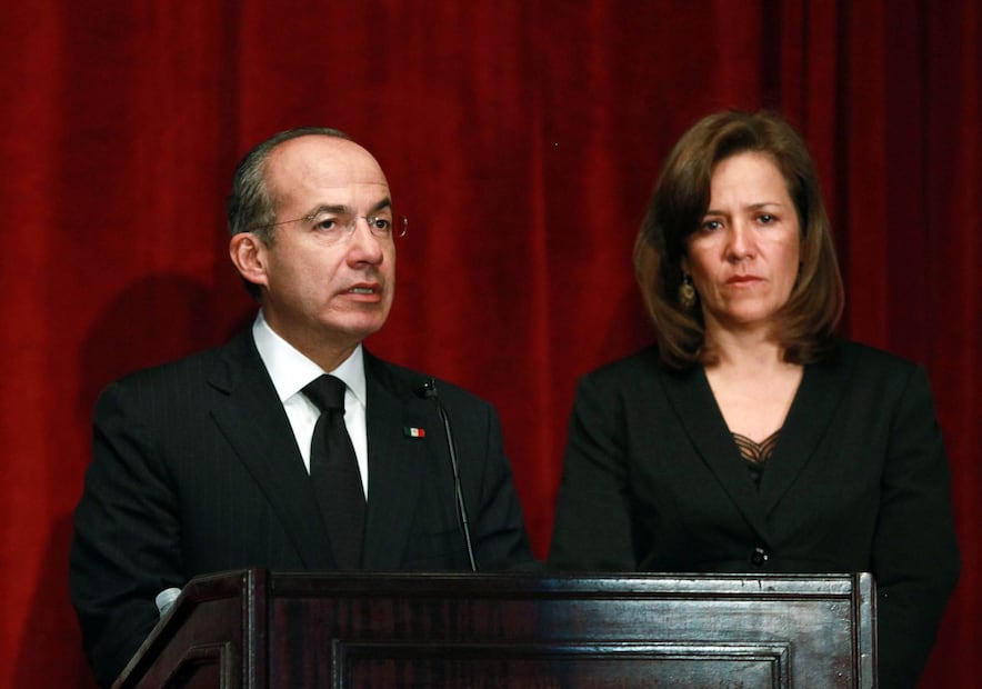 Felipe Calderón junto a Margarita Zavala / Foto: Archivo El Universal