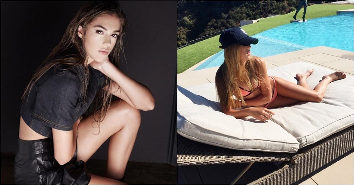 Conoce a Sistine Stallone, la hija adolescente de Sylvester Stallone