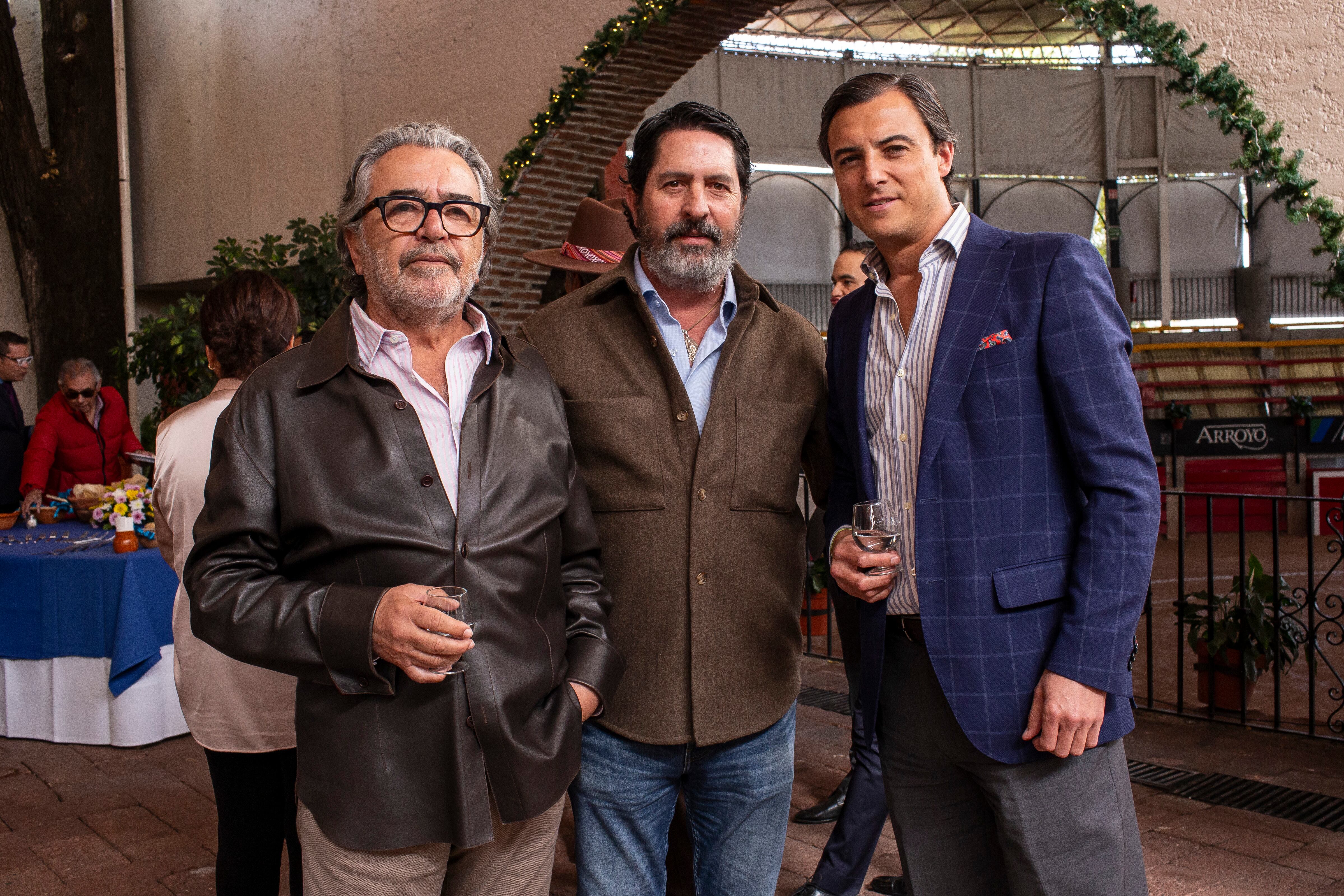 Antonio de Haro, Alonso Cuevas y Joaquín Arjona. (Foto: Esteban Torreblanca)