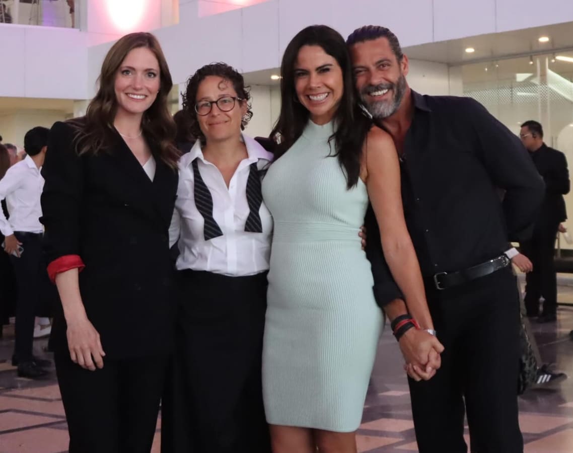 Jocelyn Chugg, Michelle Fridman, Paola Rojas, Jorge Suárez. (Foto: Instagram)