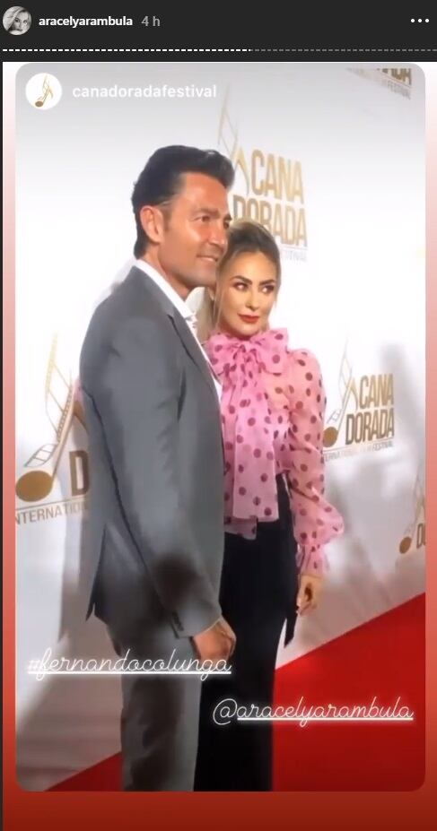 Aracely Arámbula y Fernando Colunga se reencuentran tras 20 años de "Abrázame muy fuerte"