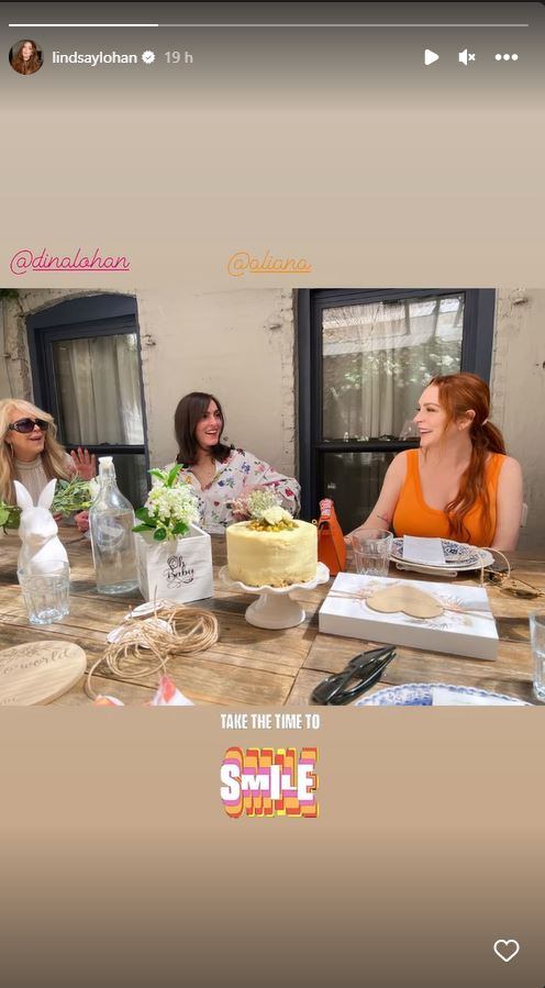 El encantador baby shower de Lindsay Lohan