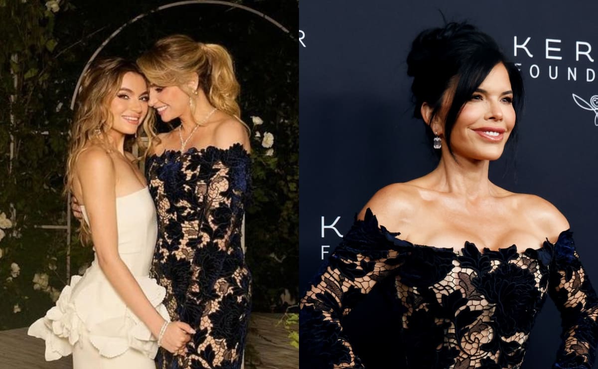 La actriz Angélica Rivera y la periodista Lauren Sánchez lucen el mismo vestido / Fotos: Instagram - Getty Images